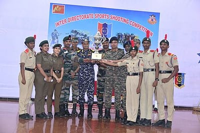 தேசிய துப்பாக்கி சுடுதல் போட்டி: தமிழ்நாடு என்சிசி இரண்டாம் இடம்